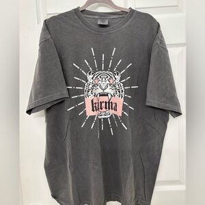 Comfort Colors Charcoal Graphic Tee Unisex XXL